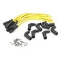 PLUG WIRE KIT LS COIL TO PLUG 180D PLUG 90D COIL CUT TO FIT YELLOW W/BLK TRAC