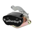 Wilwood Caliper-MC4 Mechanical-L/H - Black w/ Logo 1.19in Piston .81in Disc