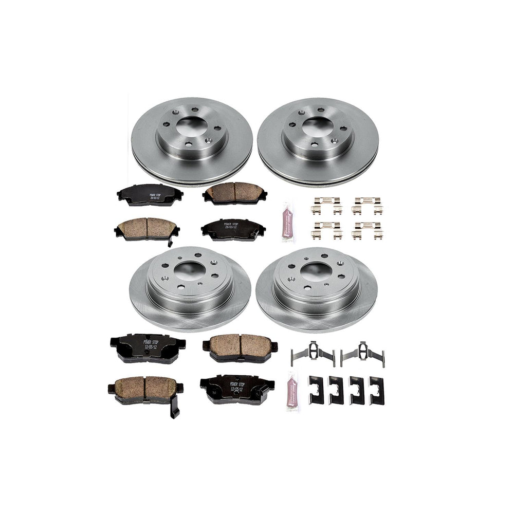 Power Stop 90-91 Honda CRX Front & Rear Autospecialty Brake Kit