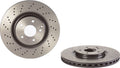 Brembo 03-07 Mercedes-Benz C230/01-05 C320/06-09 CLK350 Front Premium UV Coated OE Equivalent Rotor