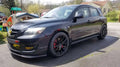 Aluminum Wheels 16x7 Intake 147B Black 40 Offset 5 on 110/5 on 115 Bolt Pattern 72.62 Bore Raceline