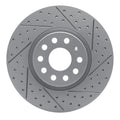 DFC 05-25 Audi Tt Front Right Drilled & Slotted Geoperformance Rotor