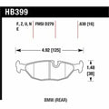 Hawk 84-4/91 BMW 325 (E30) DTC-50 Race Rear Brake Pads
