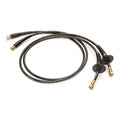 TWO HOSES W/BULKHEAD FITT 5FT