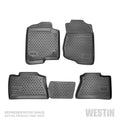 ~(12 lbs. 24X20X9)~ Profile Floor Liners Front and 2nd Row Black Avalon 2012-2018