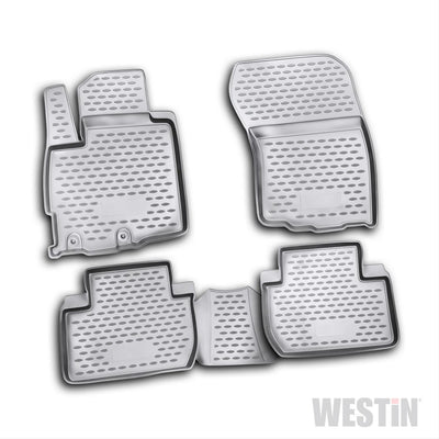 ~(12 lbs. 33X20X6)~ Profile Floor Liners Front and 2nd Row Black Outlander Xl 2007-2017