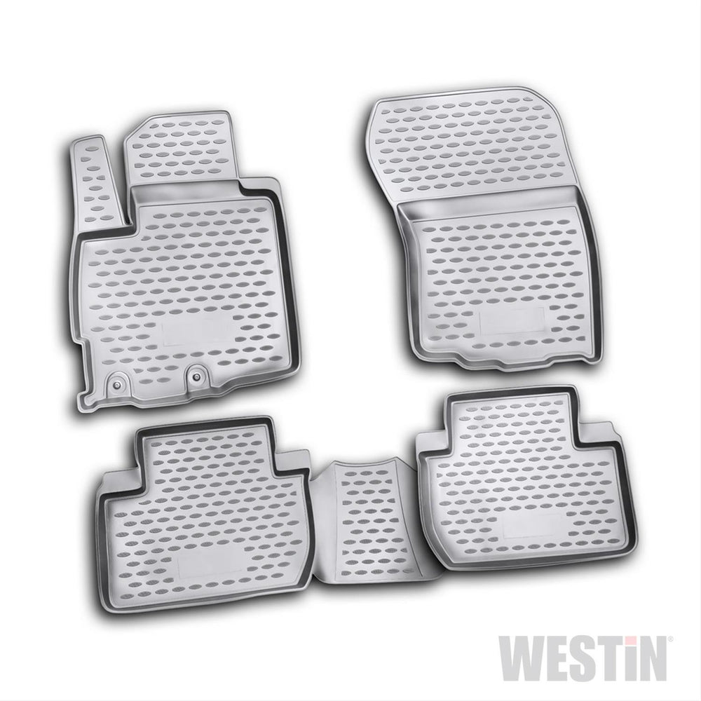 ~(12 lbs. 33X20X6)~ Profile Floor Liners Front and 2nd Row Black Outlander Xl 2007-2017