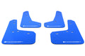 Rally Armor 12-19 Ford Focus ST / 16-19 RS Nitrous Blue UR Mud Flap w/White Logo