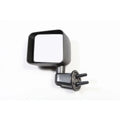 Door Mirror Right Black fits the Passenger side of 07-18 Wrangler JK / JKU