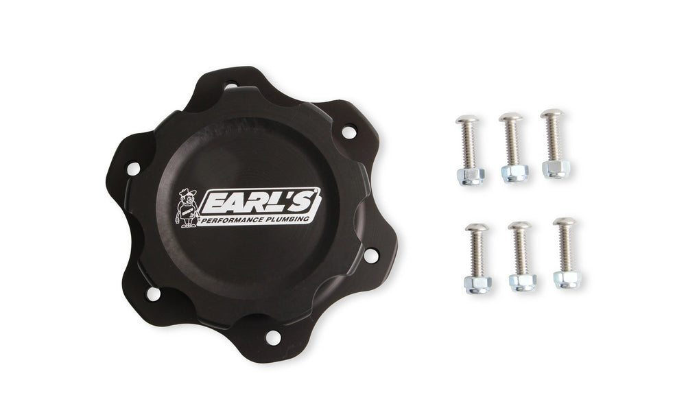BILLET FUEL CELL CAP W/6 BOLT FLANGE