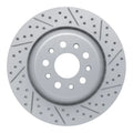 R1 17-24 Maserati Ghibli Rear Right Drilled & Slotted Geoperformance Rotor