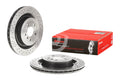 Brembo 13-16 Mercedes GL63 AMG/16-19 GLE63 AMG Rear Premium UV Coated OE Equivalent Rotor