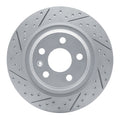 DFC 19-25 Volvo Xc40 Rear Left Drilled & Slotted Geoperformance Rotor