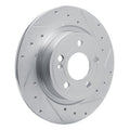 DFC 19-26 Mercedes-Benz A200 (Mexico) Rear Right Drilled & Slotted Silver Brake Rotor