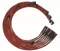 Moroso BB Chrysler Mopar 361/383/400/440 Str Plug Boots HEI SleevedUltra Spark Plug Wire Set - Red