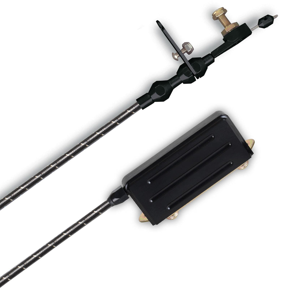 VINTAGE SERIES 400 KICKDOWN CABLE BLK WRAP W/WHITE TRACERS