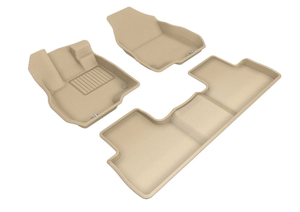 3D MAXpider 2019-2020 Acura RDX Kagu 1st & 2nd Row Floormats - Tan