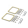 Concept Series Pod 3 Cube LED Pod Lights Fog Light Flush Mount Yellow Lens (2 EA)