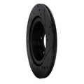 R1 17-25 Nissan X-Trail (Mexico) Rear Left Drilled & Slotted Black Brake Rotor
