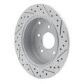 R1 04-11 Mitsubishi Grandis (Mexico) Rear Left Drilled & Slotted Geoperformance Rotor