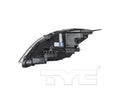 RH HEADLAMP ASSY COMPOSITE SEDAN NISSAN VERSA 20122014