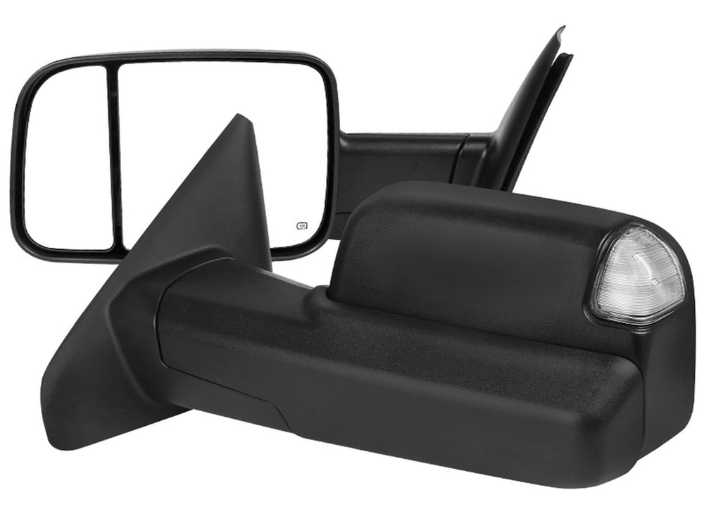 TOWING MIRRORS BLACK- CLEAR SIGNAL POWER HEATED