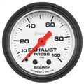 Autometer Phantom 2-1/16in 0-100 PSI Mechanical Exhaust (Drive) Pressure Gauge