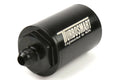 Turbosmart FPR Billet Inline Fuel Filter 1.75in OD 3.825in Length AN-6 Male Inlet - Black