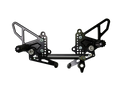 Vortex Racing 07-08 Ducati 1098,08-09 1098R,07-09 1098S,09-11 1198 Adjustable Rearsets- Black