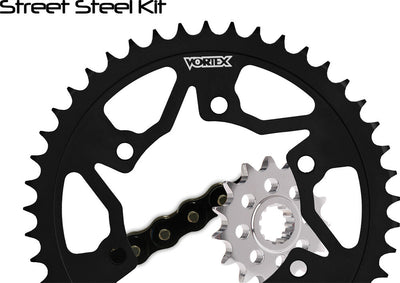 Vortex Racing V3 2.0 Chain and Sprocket Kit 3520-17,438S-42,530RX3-114- Black