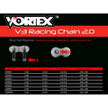 Vortex Racing V3 2.0 Chain and Sprocket Kit 3516-17,438S-45,G530SX3-116- Gold