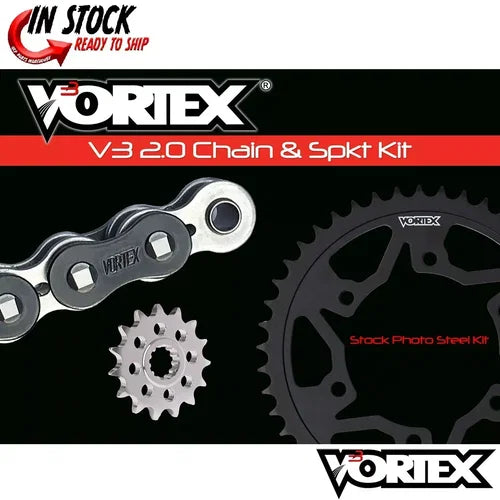 Vortex Racing V3 2.0 Chain and Sprocket Kit 3270-16,452AS-40,520RX3-108- Black