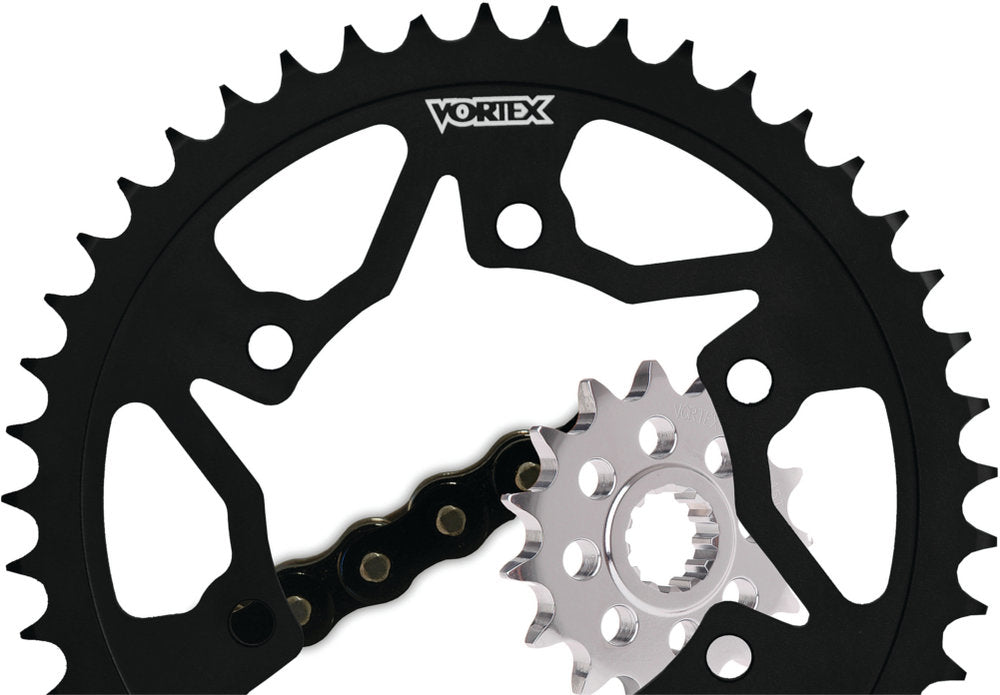 Vortex Racing V3 2.0 Chain and Sprocket Kit 3270-16,526AS-43,520RX3-110- Black