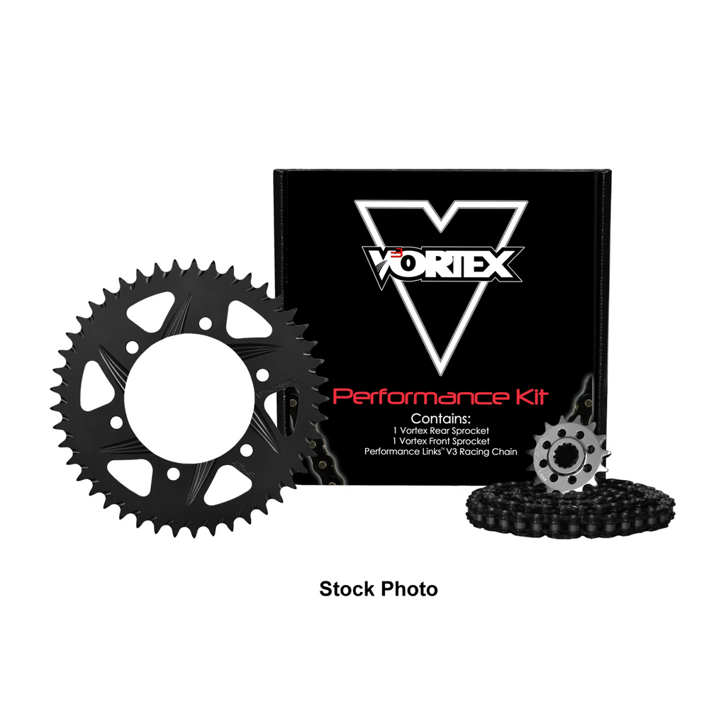 Vortex Racing V3 2.0 Chain and Sprocket Kit 3289-15,435S-44,520RX3-116- Black