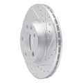 DFC 96-00 Volkswagen EuroVan Front Right Drilled & Slotted Silver Brake Rotor