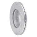 DFC 96-00 Volkswagen EuroVan Front Right Drilled & Slotted Silver Brake Rotor