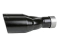 aFe MACH Force-Xp 409 Stainless Steel Clamp-on Exhaust Tip 2.5in Inlet 3.5in Outlet - Black