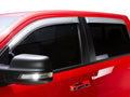 AVS 07-18 Toyota Tundra Crewmax Ventvisor Outside Mount Front & Rear Window Deflectors 4pc - Chrome