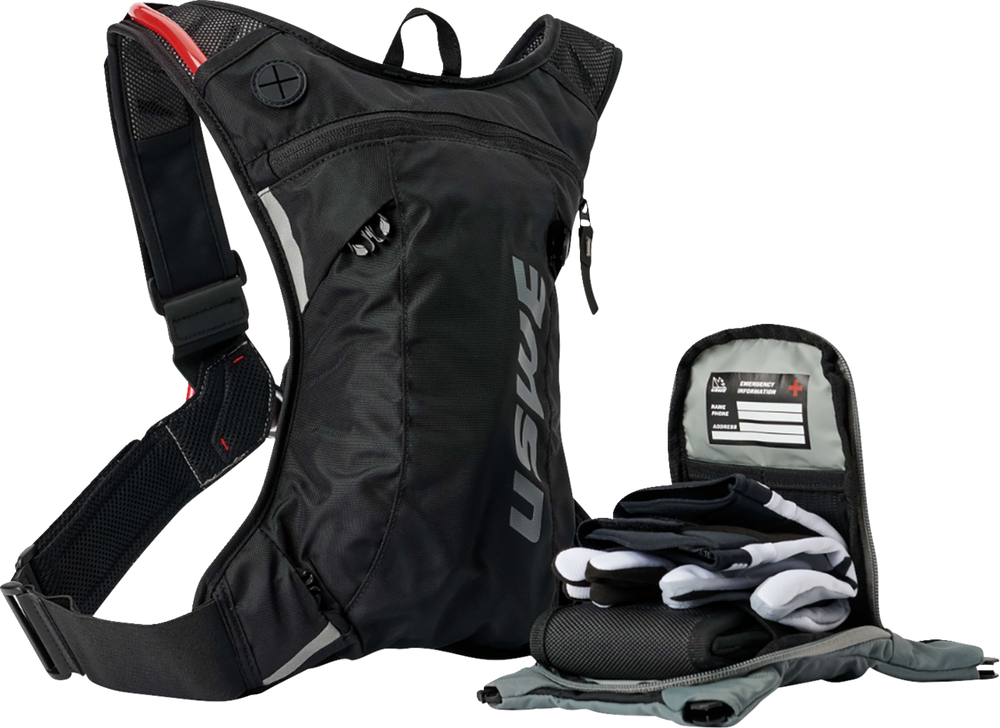 USWE Moto Hydro XTR Dirt Biking Hydration Pack 3L - Black