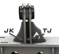 Jeep TJ Weld On UCA Brackets For Low Pro Front Truss Currie JJ Bushings 7/16 Inch Bolt Size Artec Industries