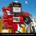 1IN AUTOMATIC DIESEL SPOUT NOZZLE (RED)