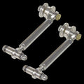 BMR 79-04 Fox Mustang Upper Control Arms On-Car Adj. (Polyurethane) - Black Hammertone