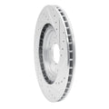 DFC 97-05 Acura NSX Rear Left Drilled & Slotted Silver Brake Rotor
