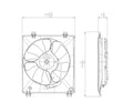 AIR CONDITIONING CONDENSER/FAN ASSY 3.5L; MOTOR/BLADE/SHROUD ASSY ACURA TL 20092010