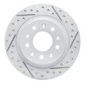 DFC 16-25 Buick Regal Sportback Rear Right Drilled & Slotted Geoperformance Rotor