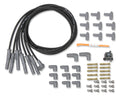 Universal 6 Cylinder 8.5Mm Super Conductor Wire Set Set Includes Terminals For Engines With Early Type (Socket) And Late Type (Hei Spark Plug Top) Distributor Caps. Multi-Angle Boots And Terminals Factory Installed On One End MSD Ignition