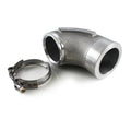~(2 lbs. 6X6X4)~ 90 Degree Compressor Elbow AND V-Band Clamp (S300SX-E Turbos)