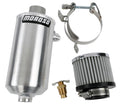 Moroso Breather Tank/Catch Can -8An Male Fitting - Aluminum