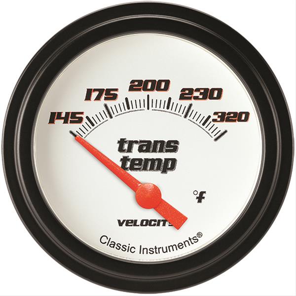 VELOCITY WHITE 2 5/8IN TRANS TEMP