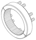 Wilwood w/Studs Axle Clamp Hub Assembly Sprint